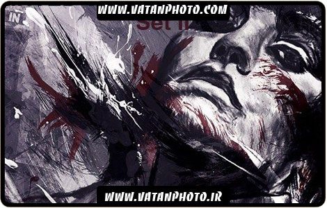 براش زیبا از لکه های جامد برای کارهای گرافیکی