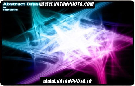براش نور های جذاب براق و خیره کننده