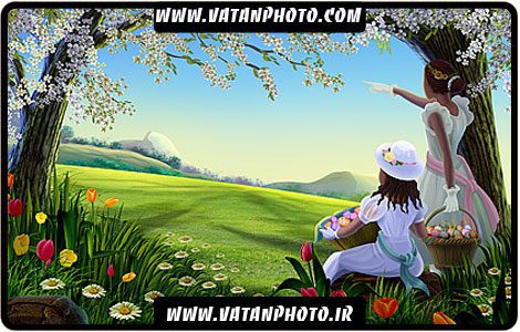 طرح کاملا لایه باز و گرافیکی وکودکانه با کیفیت بالا+ psd
