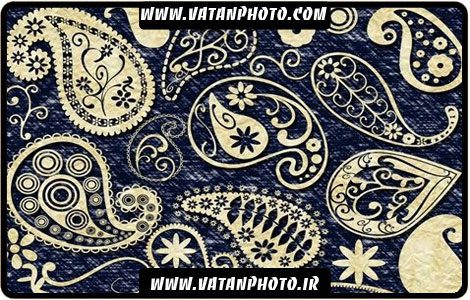 براش زیبای اسلیمی با طرح های اشک