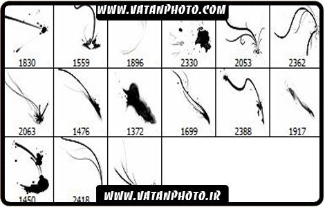 براش زیبا از نور با خطوط مورب و بسیار زیبا