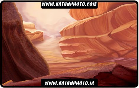 طرح گرافیکی از بیابان کاملا لایه باز و قابل تغییر+ psd