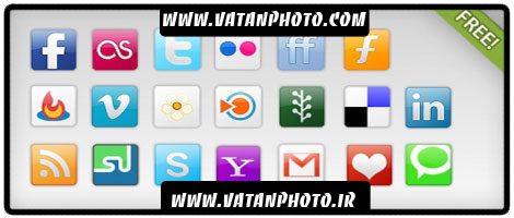 مجموعه آیکن های لازم در طراحی سایت با کیفیت بالا+ psd