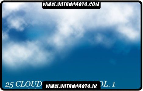 براش زیبا و جذاب از ابر با کیفیت بالا