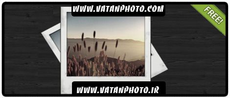 قاب عکس شیشه ای چپ و راست کاملا لایه باز+psd