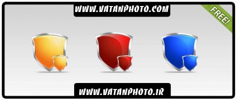 طرح کاملا لایه باز از آیکن های جذاب + psd