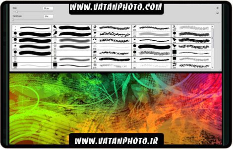 براش خطوط و نقطه های با کیفیت گرافیکی