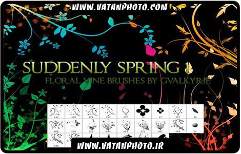 براش بسیار جذاب گل و گلبوته برای فتوشاپ