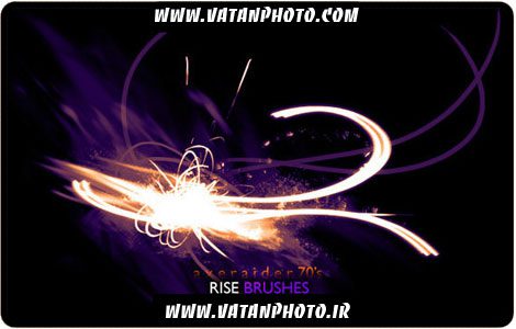 براش سه بعدی و با کیفیت از نور برای فتوشاپ