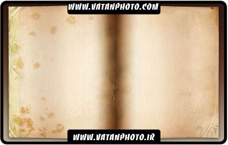 طرح کاملا لایه باز از کاغذ قدیمی برای کتاب با کیفیت بالا+ psd