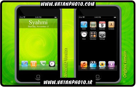 طرح کاملا لایه باز از گوشی موبایل با کیفیت بالا+ psd