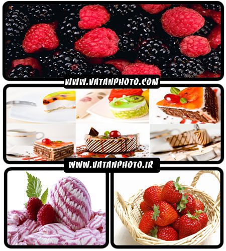 عکس های خوشمزه از کیک و میوه های بسیار جذاب+ HD