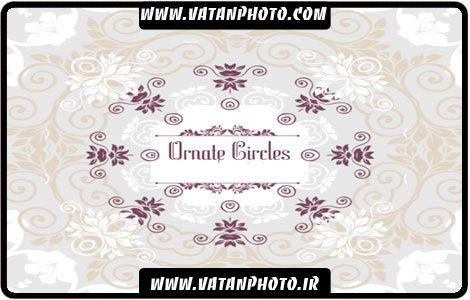 براش دایره ای گلبوته و اسلیمی با کیفیت بالا