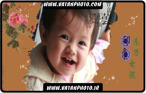 طرح لایه باز پروژه آتلیه عکس کودک