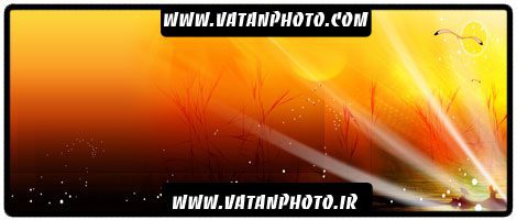 طرح لایه باز هیدر غروب با کیفیت بالا