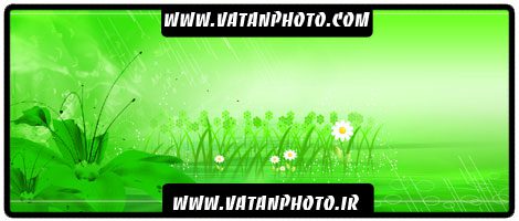 بنر لایه باز سبز با کیفیت بسیار بالا
