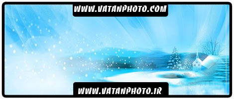 هیدر و بنر لایه باز و با کیفیت آبی و فانتزی