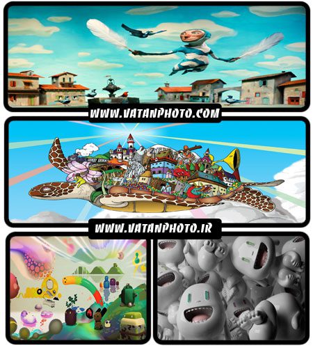 مجموعه ای از والپیپرهای کارتونی با کیفیت بالا + WallPaper