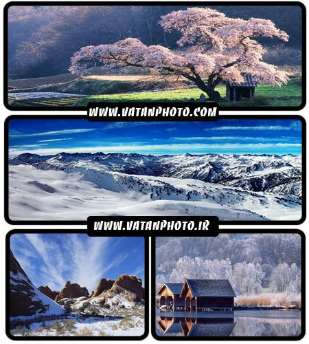 مجموعه والپیپرهای بسیار جذاب از طبیعت و برف+ wallpaper HD