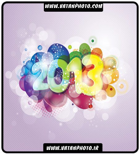 وکتور با کیفیت طرح 2013