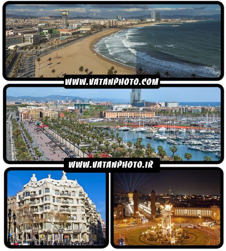 مجموعه تصاویر از شهر بارسلونا - شاتر استوک