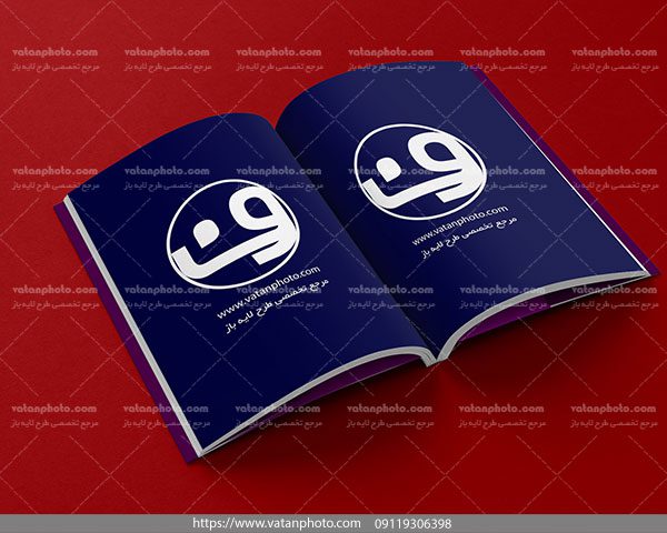 موکاپ صفحات میانی کتاب