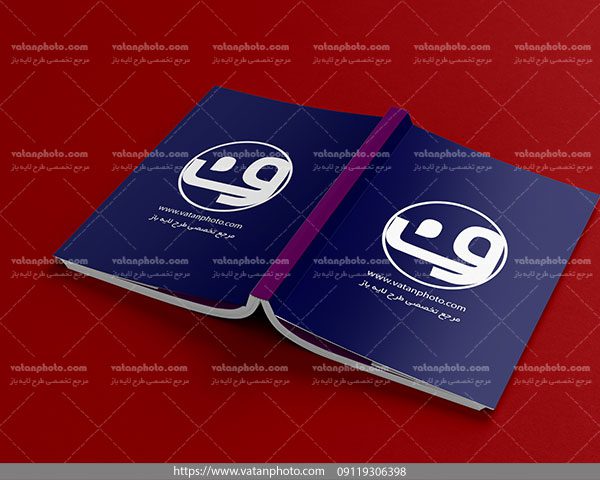موکاپ کامل جلد بیرونی کتاب