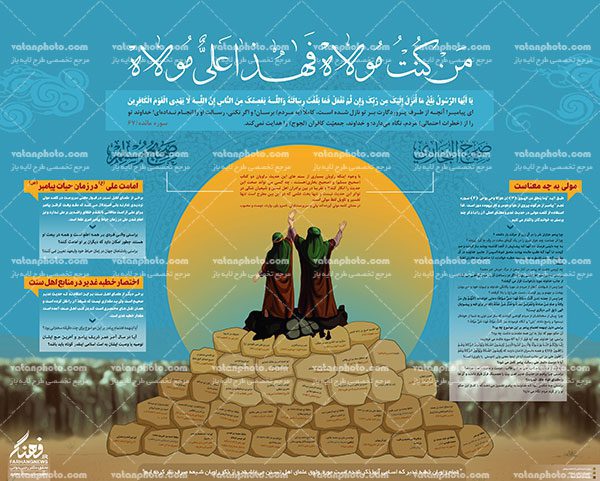 اینفوگرافیک معنای مولی در خطبه غدیر خم