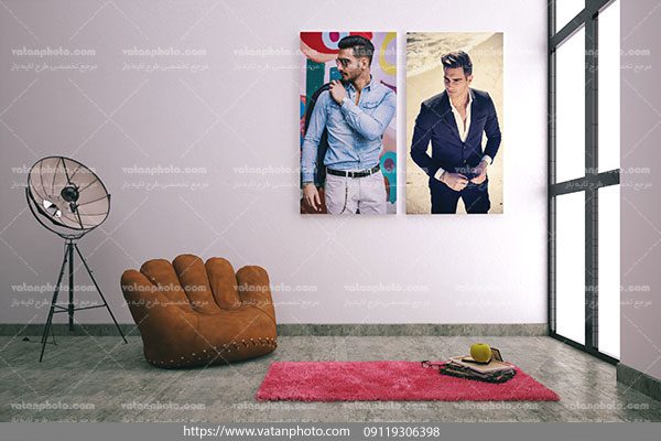 موکاپ 2 قاب عکس پوستری