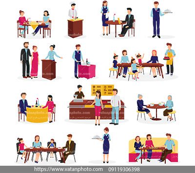 مجموعه وکتور میهمانی مختلف