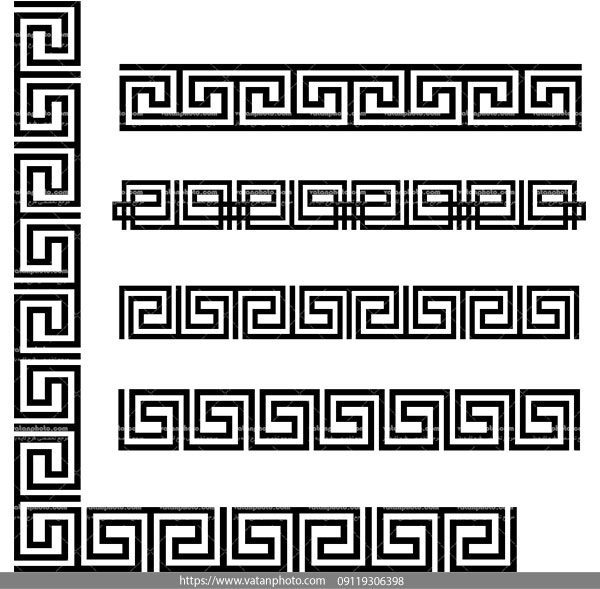 وکتور اسلیمی حاشیه 1