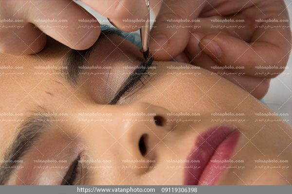دانلود عکس کاشت تخصصی مژه طبیعی