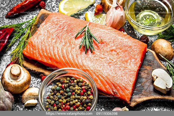 دانلود عکس گوشت خالص ماهی گرم آبی