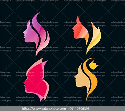 مجموعه وکتور آرایشگاه زنانه