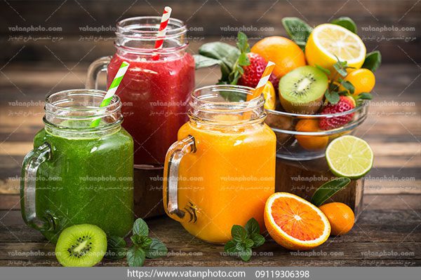 عکس میوه و آبمیوه طبیعی