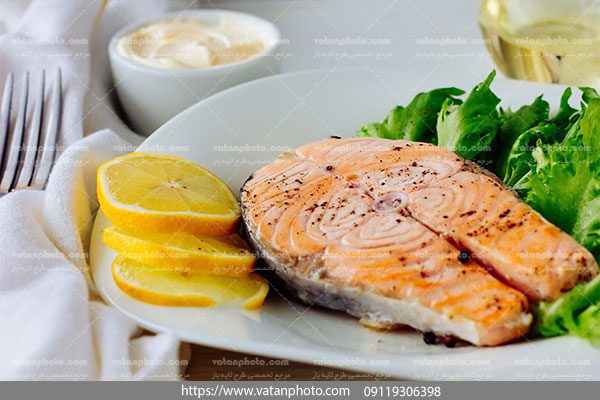 عکس ماهی و لیمو