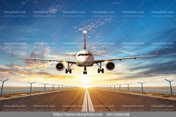 عکس هواپیما در حال تیکاف