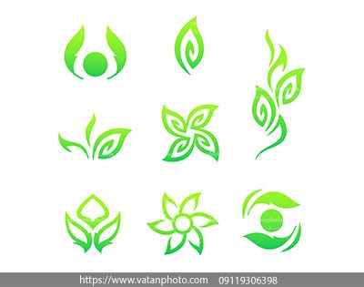 وکتور برگ سبز