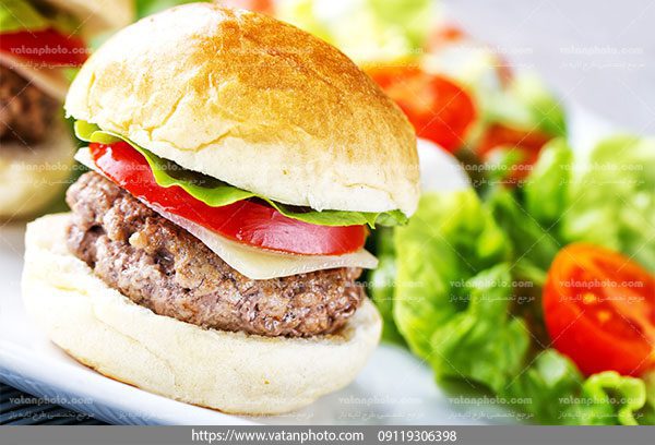 عکس ساندویچ چیزبرگر