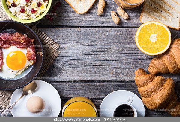 عکس میز صبحانه