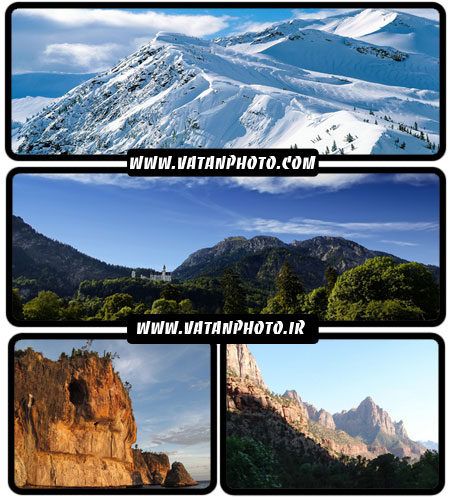 مجموعه عکس های با کیفیت از کوهستان در سایز HD