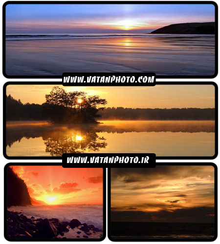 22 عکس با کیفیت از دریا و ساحل دریا در زمان غروب خورشید+ wallpaper HD