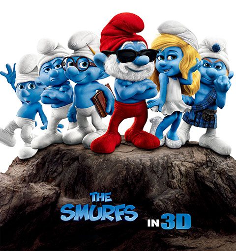 آیکن کارتون smurfs با فرمت psd