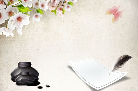 بکگراند کارت پستال عاشقانه psd
