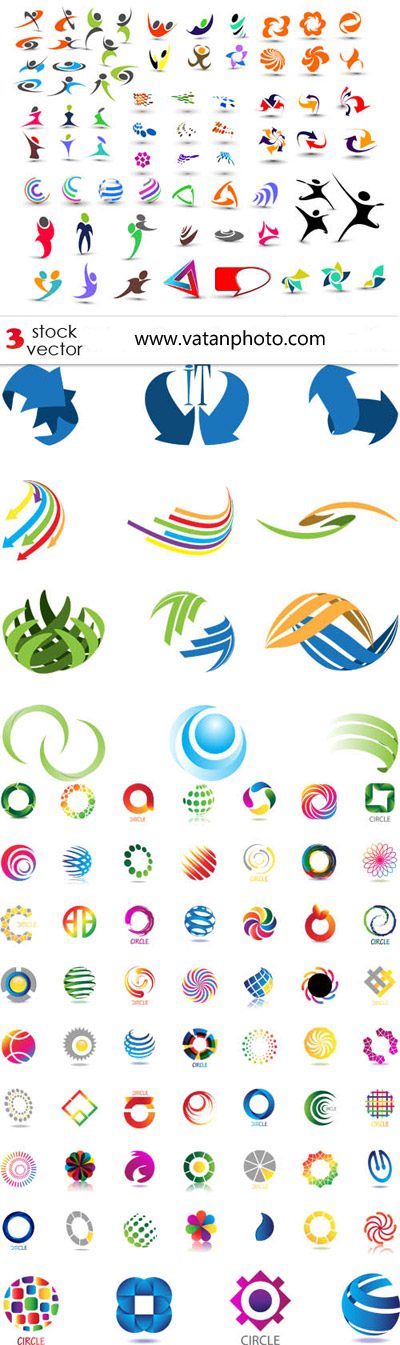 مجموعه المان و وکتور لوگو