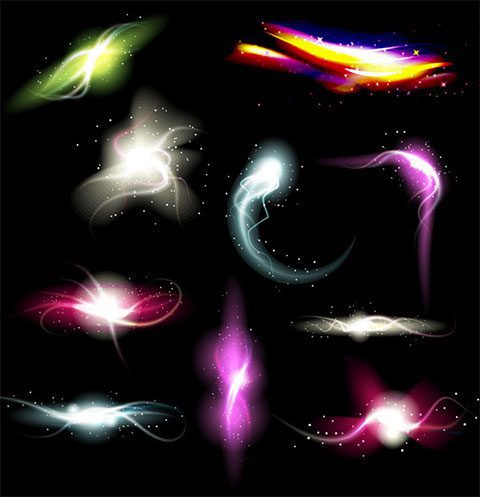 المان و آیکن حاله و رعد نورانی psd