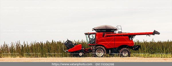 عکس ماشین دروگر خودگردان