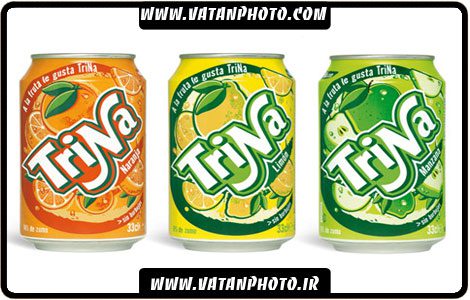 سه آیکن بطره نوشابه با فرمت PNG