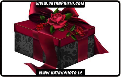 طرح لایه باز آیکن جعبه کادو+ psd