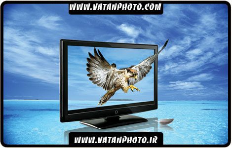طرح لایه باز تبلیغاتی برای تلوزیون+ psd